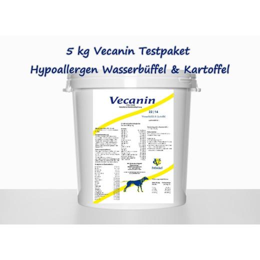 4,5 kg Vecanin Hypoallergen Wasserbüffel & Kartoffel 22/12