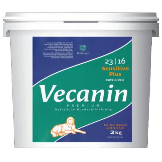 Vecanin Sensitiv plus, Ente & Reis 23/16 - 2 kg