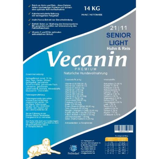 Vecanin Senior/Light 21/11 14 kg